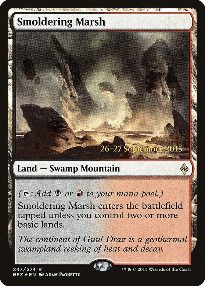 Smoldering Marsh (247) [Prerelease Cards]