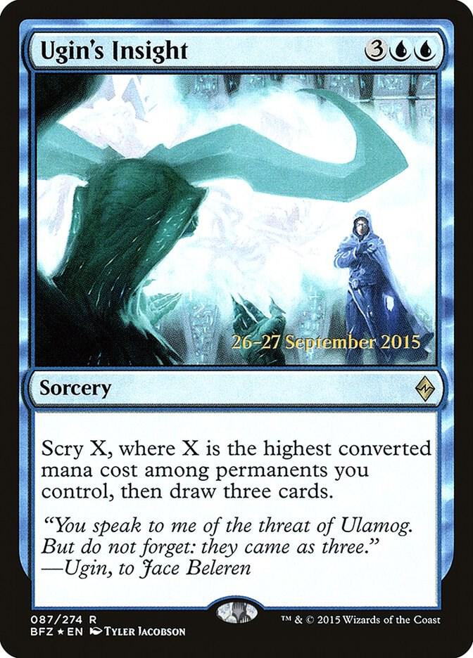 Ugin's Insight (87) [Prerelease Cards]