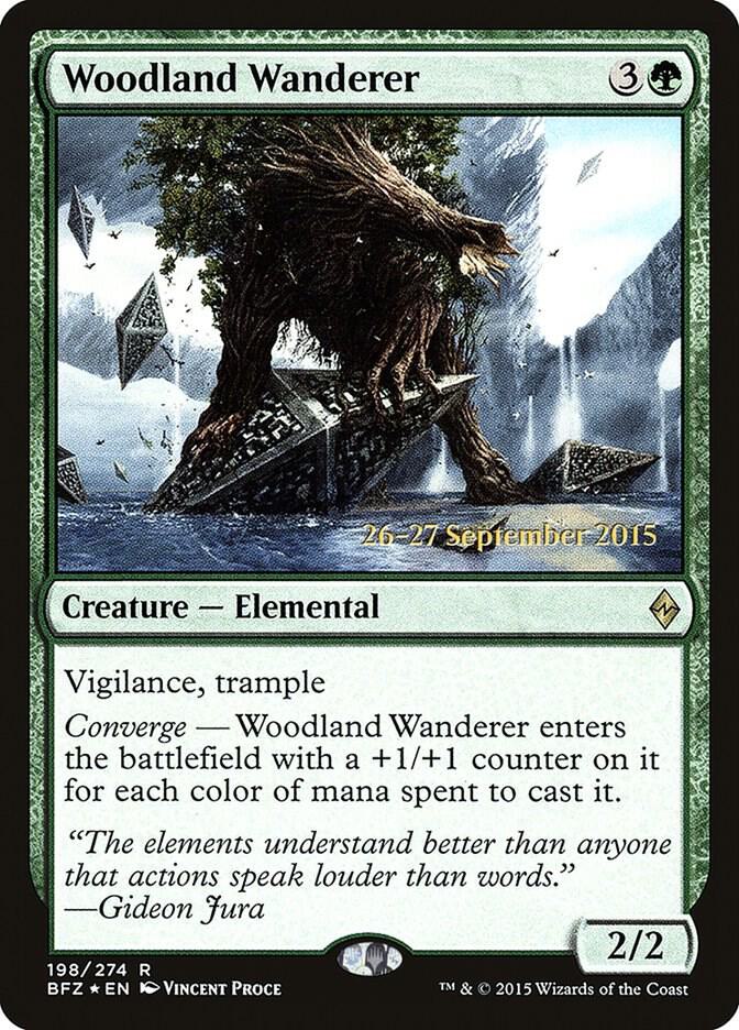 Woodland Wanderer (198) [Prerelease Cards]