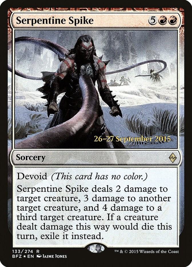 Serpentine Spike (133) [Prerelease Cards]