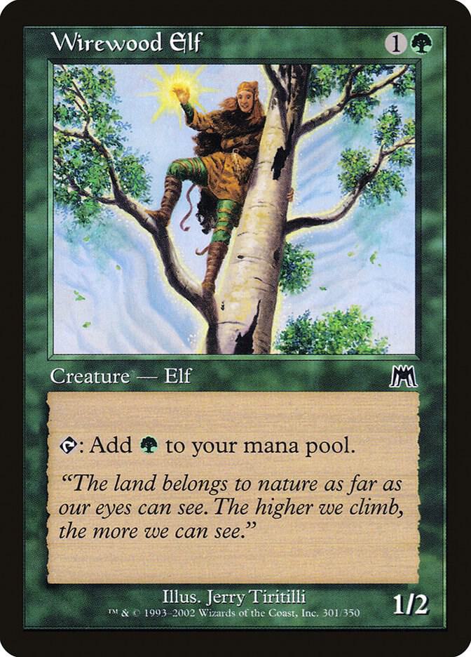 Wirewood Elf (301) [Onslaught]