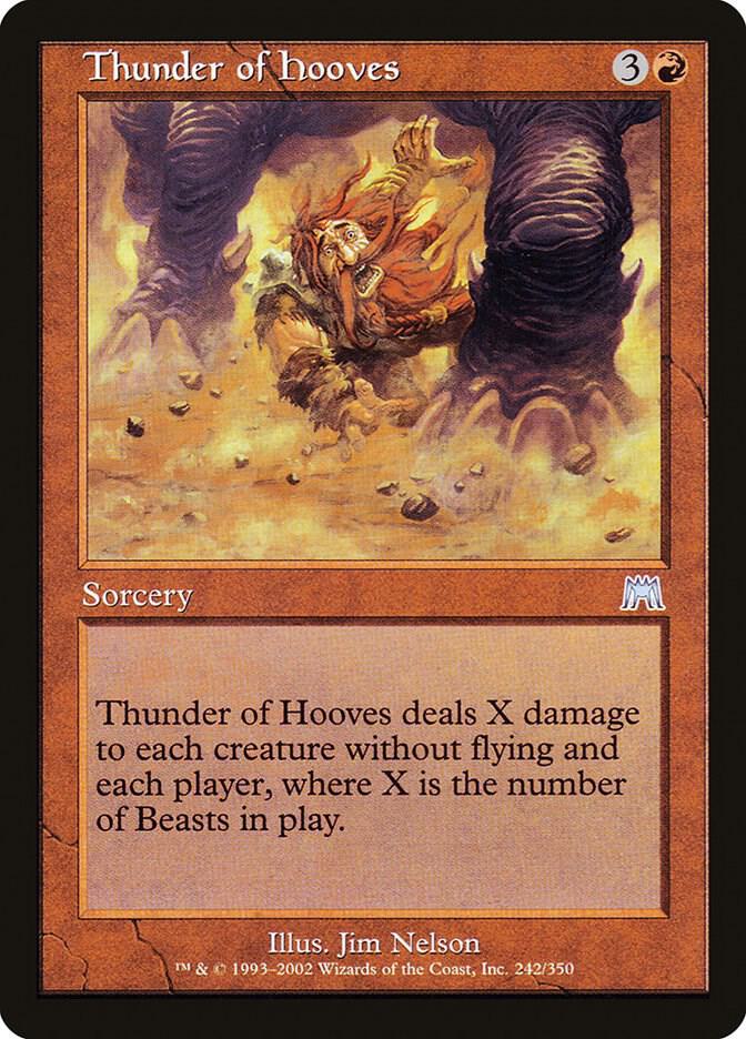 Thunder of Hooves (242) [Onslaught]