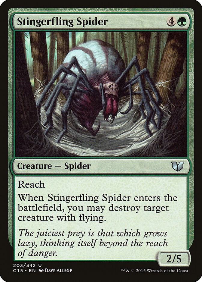Stingerfling Spider (203) [Commander 2015]