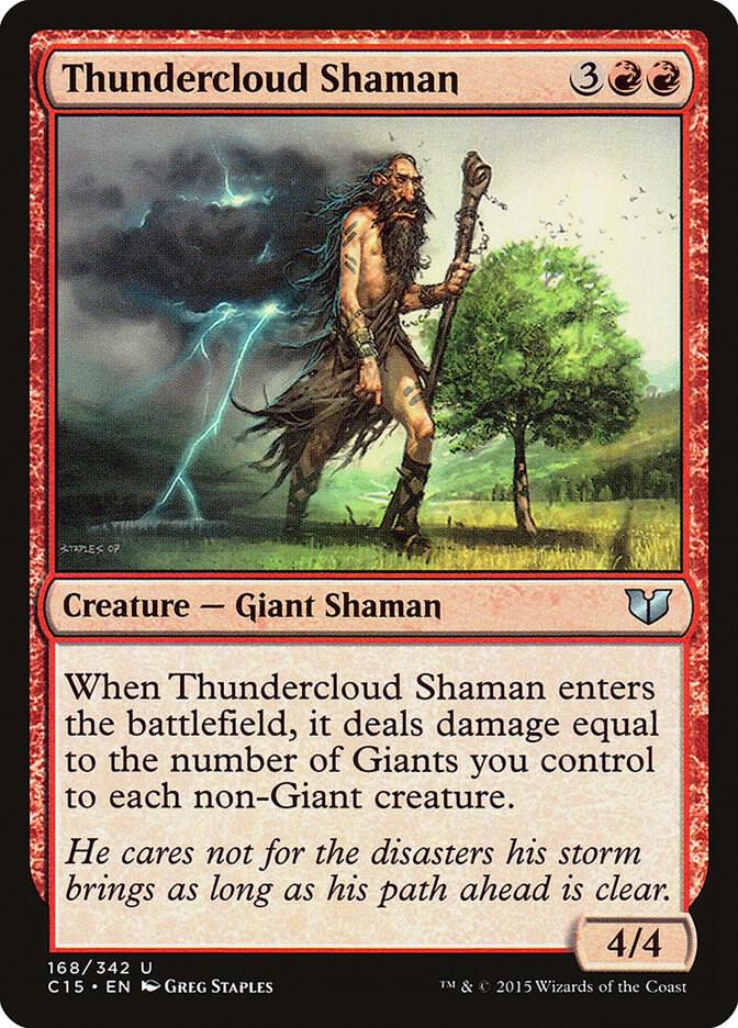 Thundercloud Shaman (168) [Commander 2015]