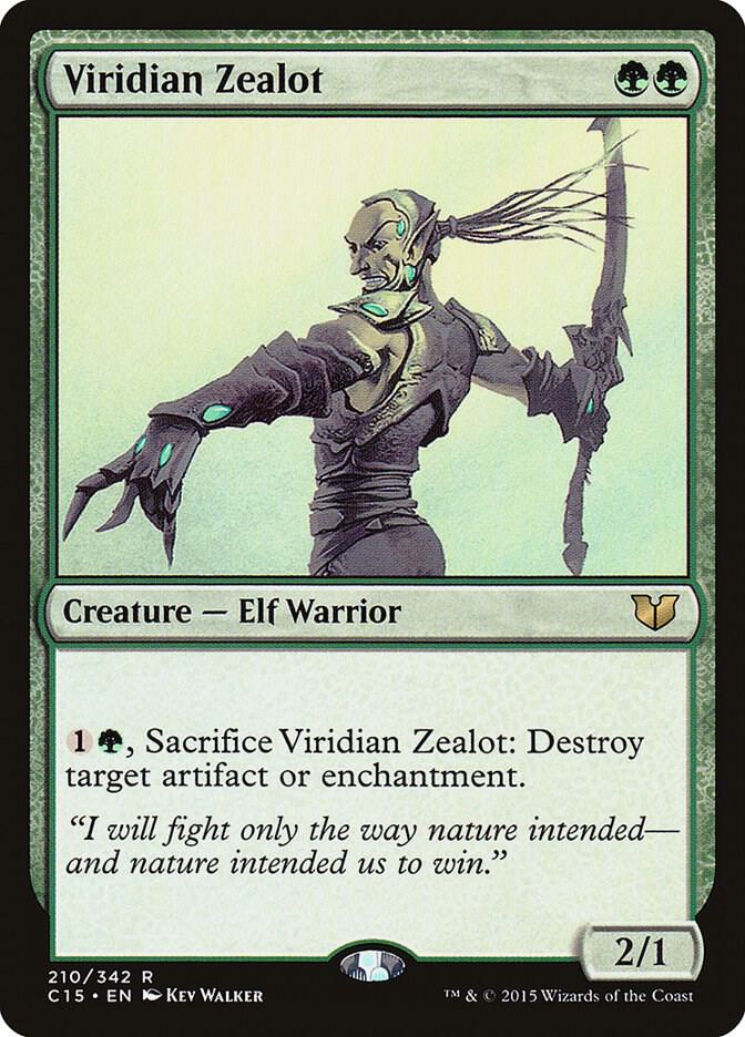 Viridian Zealot (210) [Commander 2015]