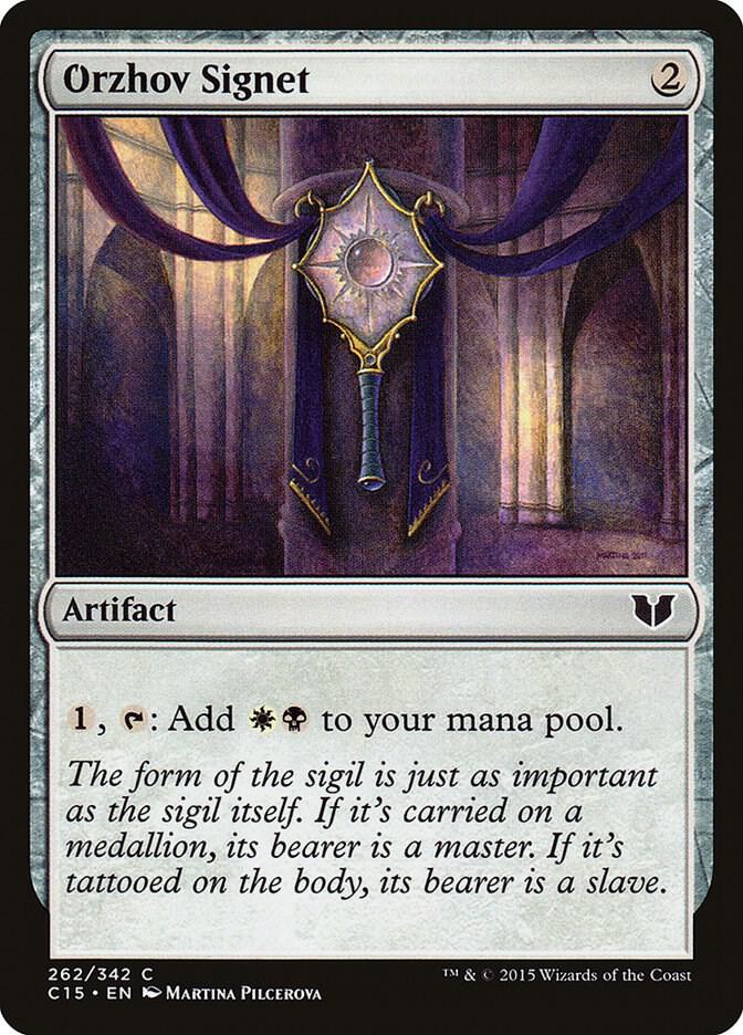 Orzhov Signet (262) [Commander 2015]