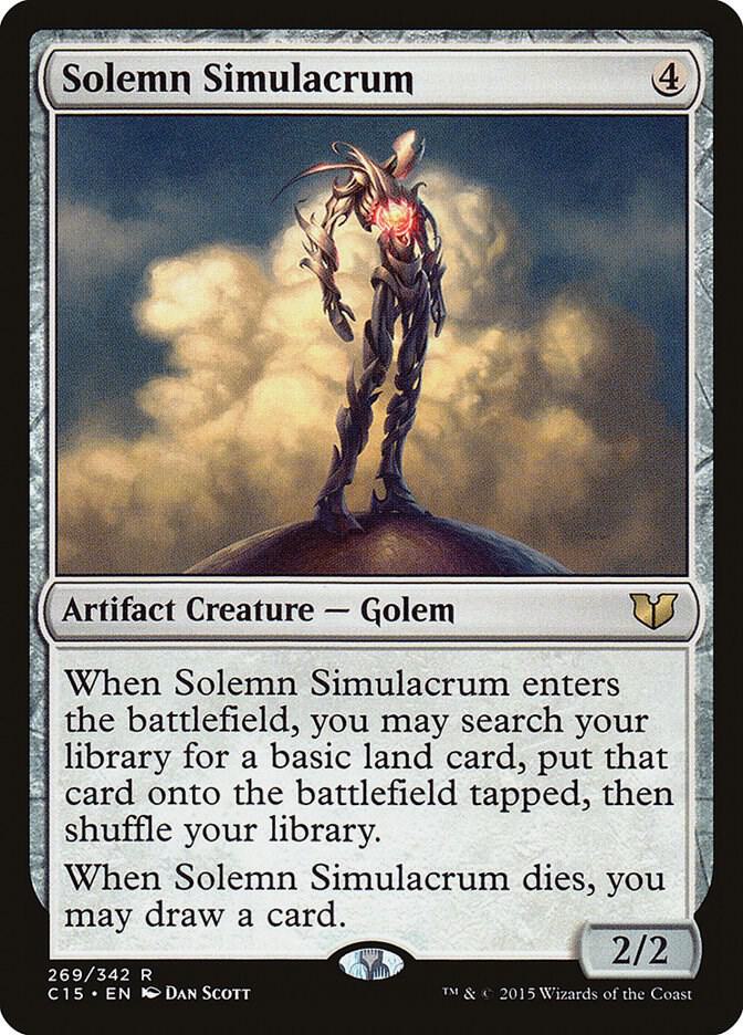 Solemn Simulacrum (269) [Commander 2015]