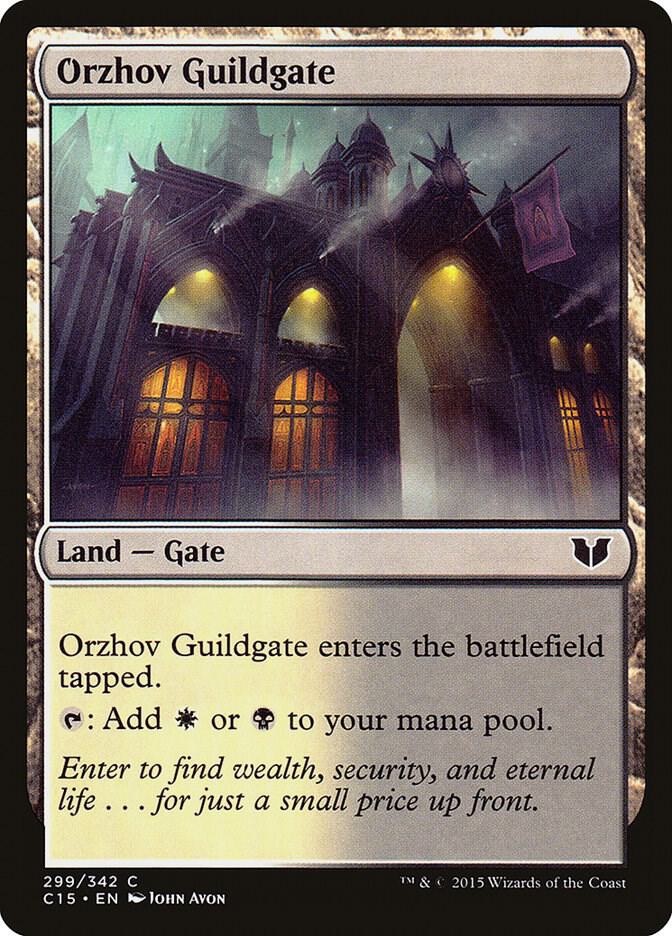 Orzhov Guildgate (299) [Commander 2015]