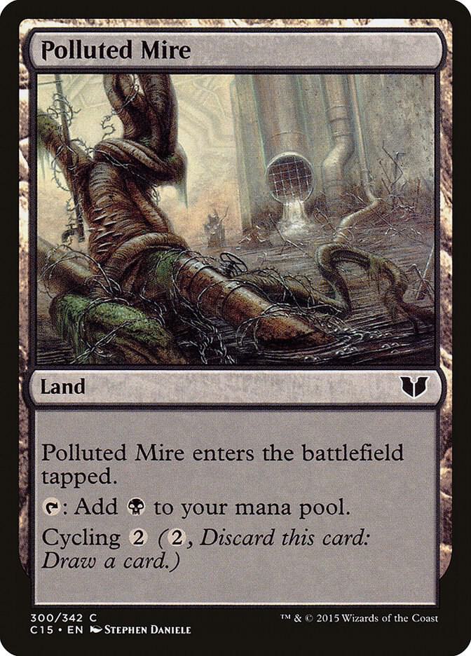 Polluted Mire (300) [Commander 2015]