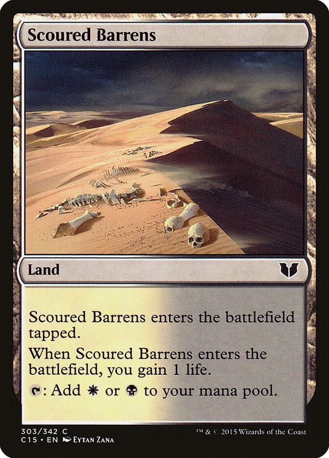 Scoured Barrens (303) [Commander 2015]