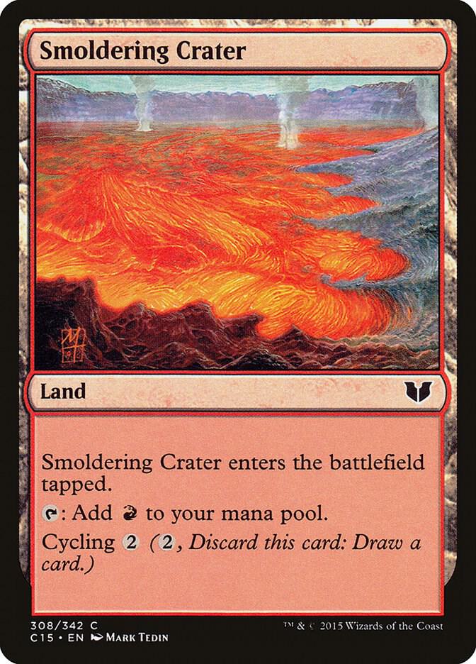 Smoldering Crater (308) [Commander 2015]