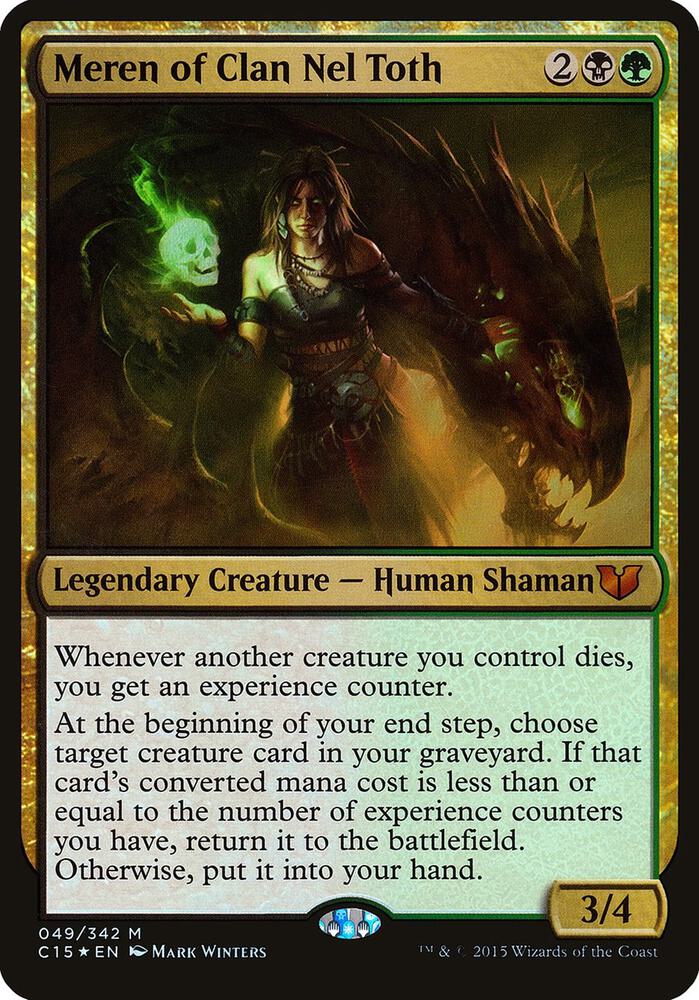 Meren of Clan Nel Toth (Commander 2015) (49) [Oversize Cards]