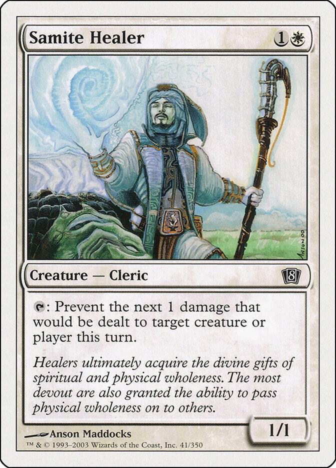 Samite Healer (41) [Eighth Edition]
