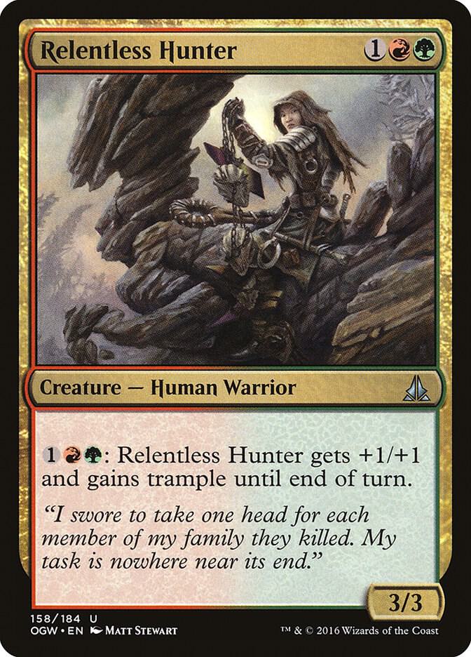 Relentless Hunter (158) [Oath of the Gatewatch]