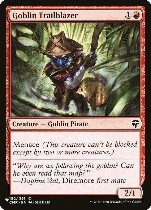 Goblin Trailblazer (CMR-182) [The List]
