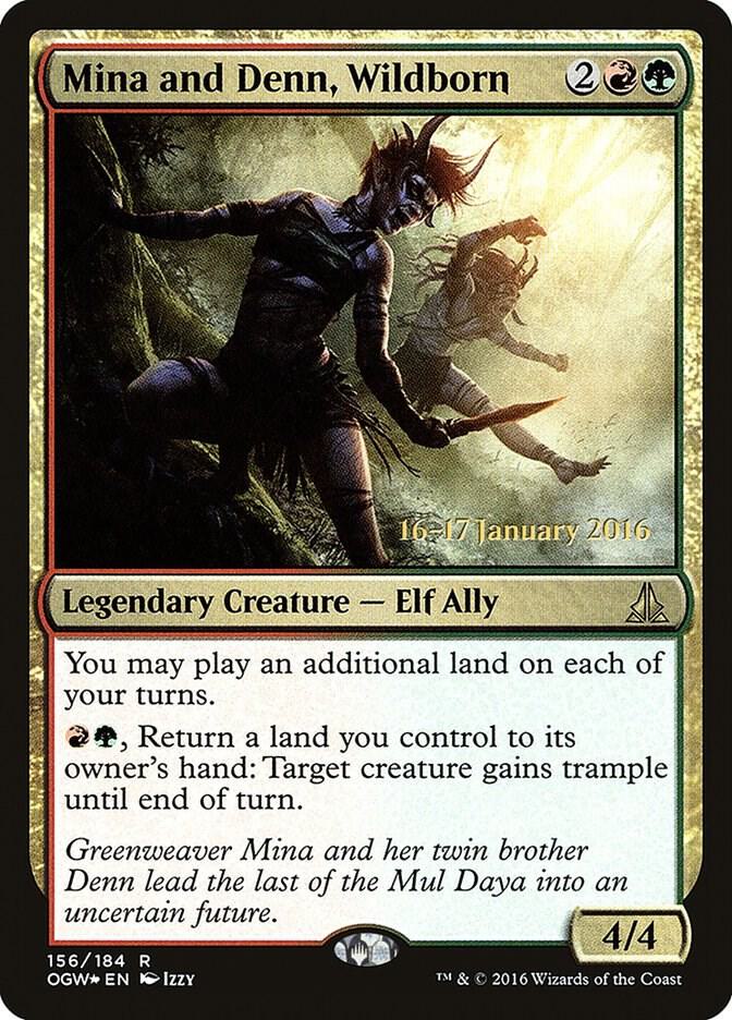 Mina and Denn, Wildborn (156) [Prerelease Cards]