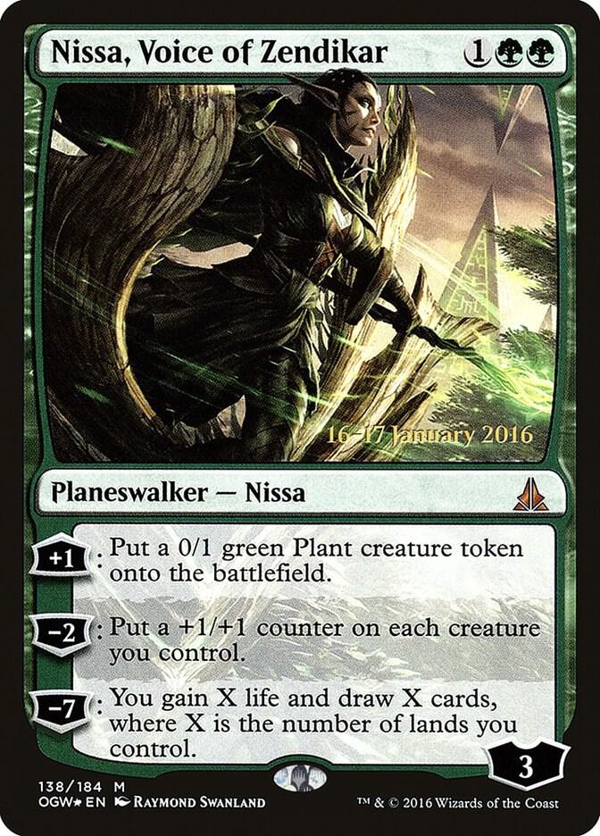 Nissa, Voice of Zendikar (138) [Prerelease Cards]