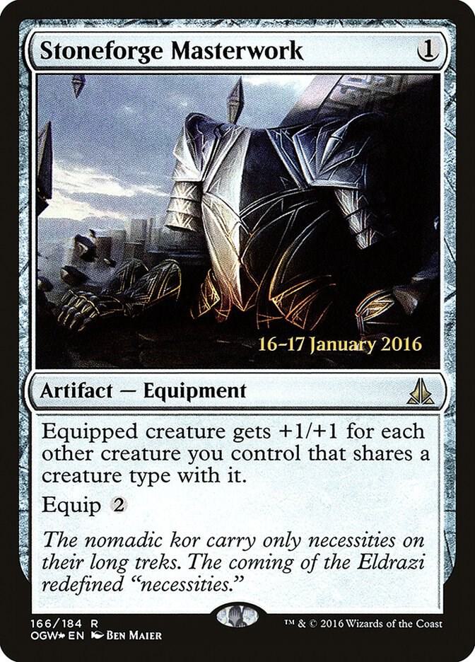 Stoneforge Masterwork (166) [Prerelease Cards]