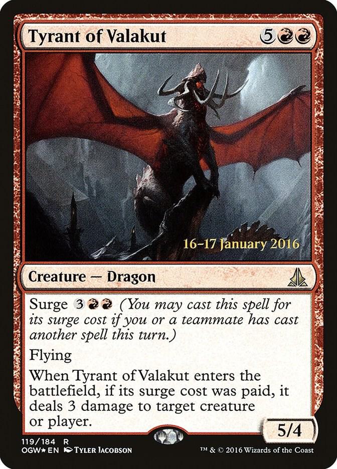 Tyrant of Valakut (119) [Prerelease Cards]