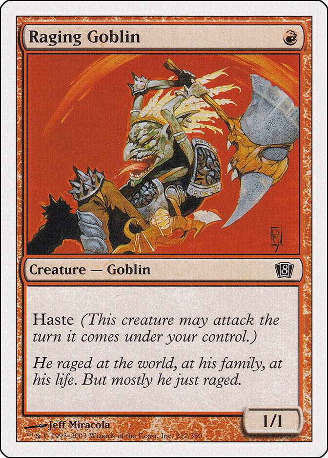Raging Goblin (212) [Eighth Edition]
