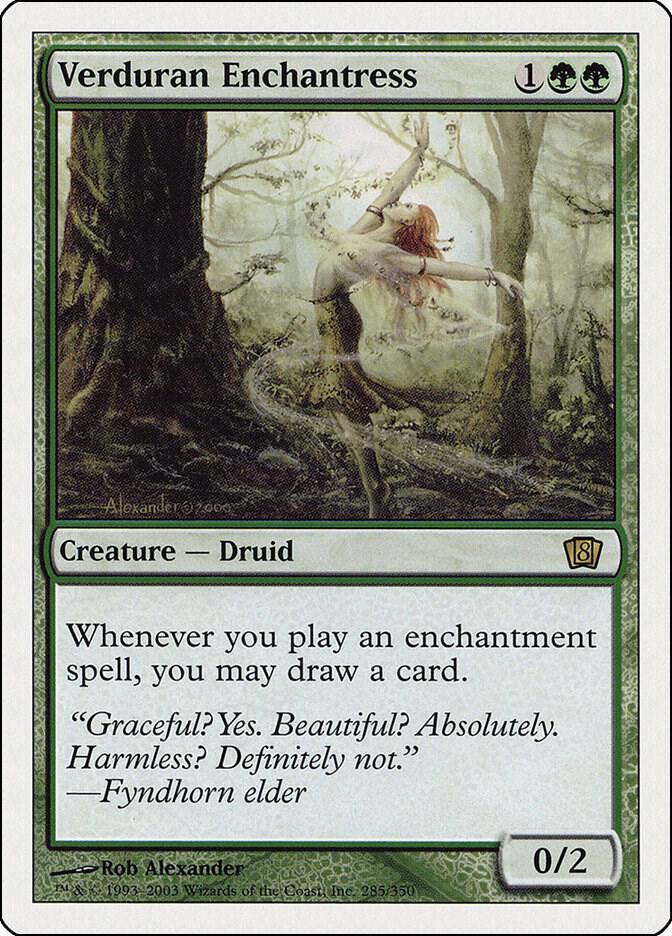 Verduran Enchantress (285) [Eighth Edition]