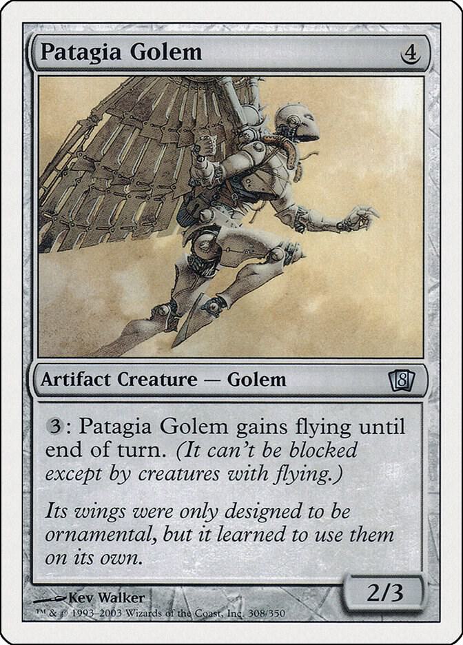 Patagia Golem (308) [Eighth Edition]