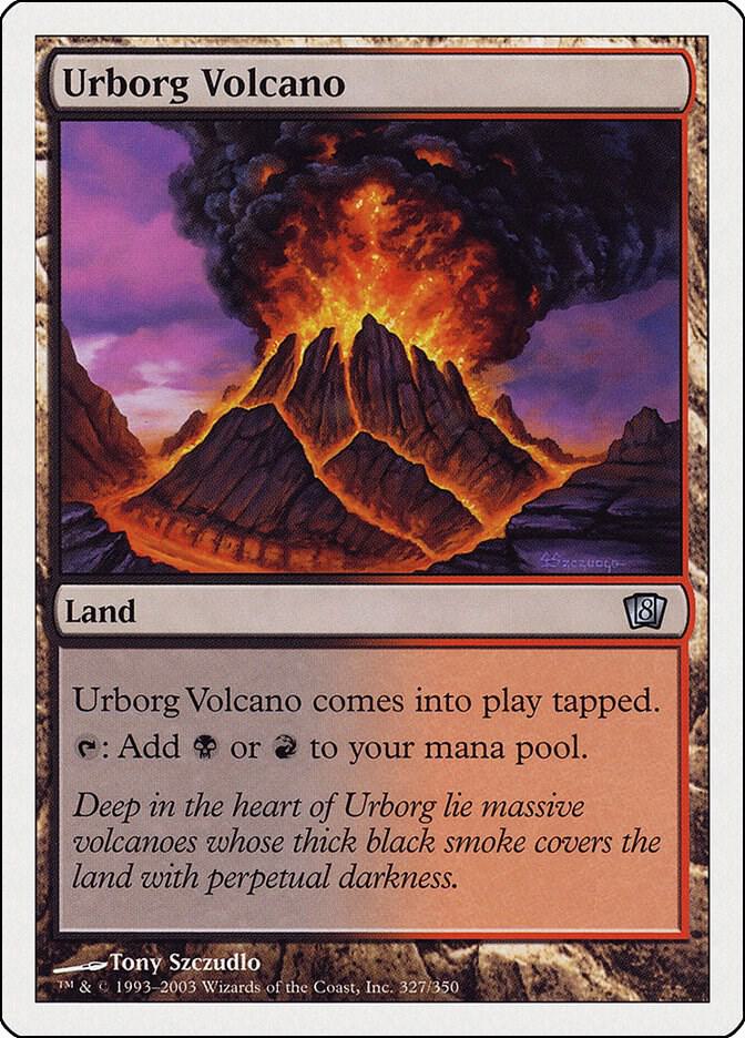 Urborg Volcano (327) [Eighth Edition]