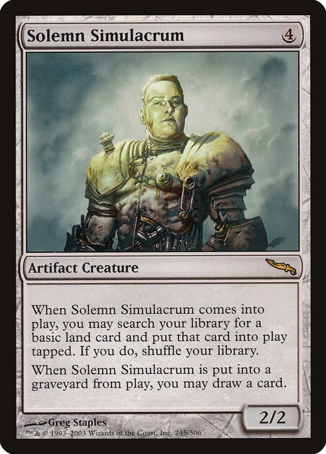 Solemn Simulacrum (245) [Mirrodin]