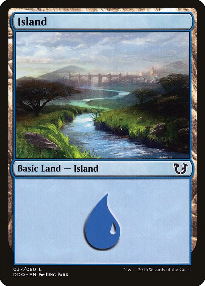 Island (037) [Duel Decks: Blessed vs. Cursed]