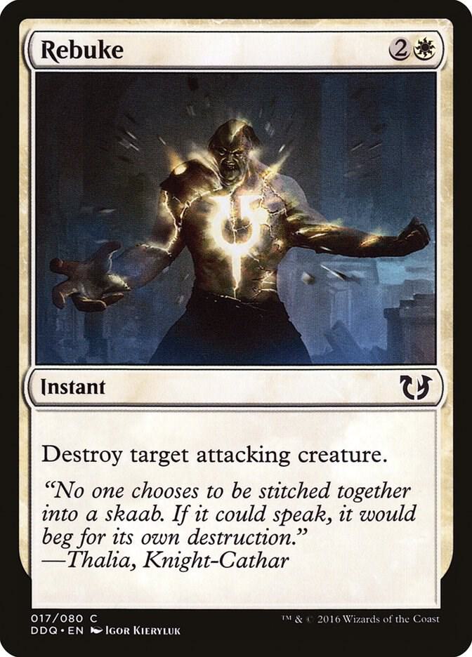 Rebuke (17) [Duel Decks: Blessed vs. Cursed]