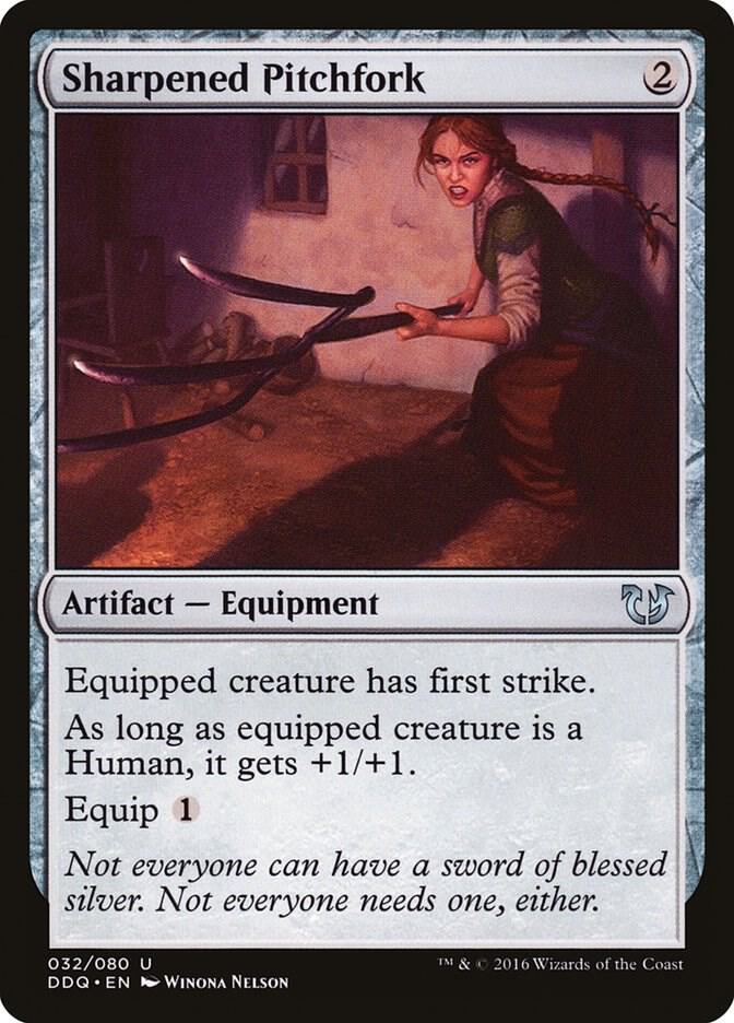 Sharpened Pitchfork (32) [Duel Decks: Blessed vs. Cursed]
