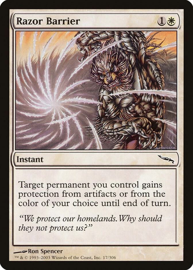 Razor Barrier (17) [Mirrodin]