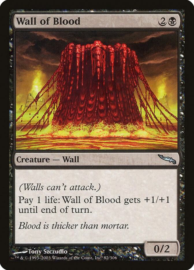 Wall of Blood (82) [Mirrodin]