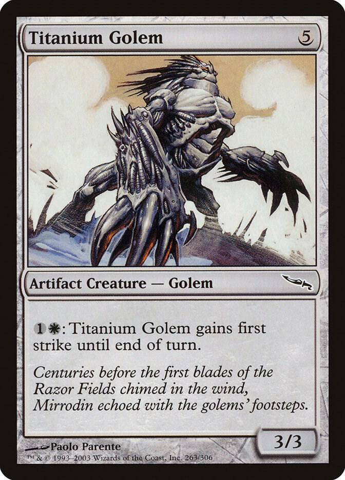 Titanium Golem (263) [Mirrodin]