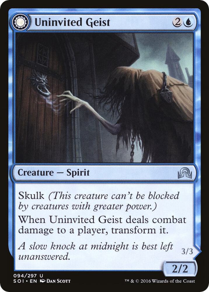 Uninvited Geist (94) [Shadows over Innistrad]