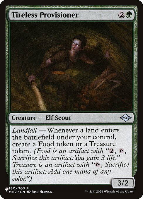 Tireless Provisioner (MH2-180) [The List]