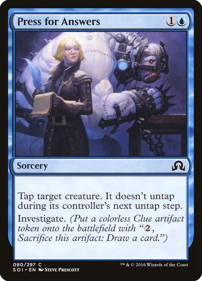 Press for Answers (80) [Shadows over Innistrad]
