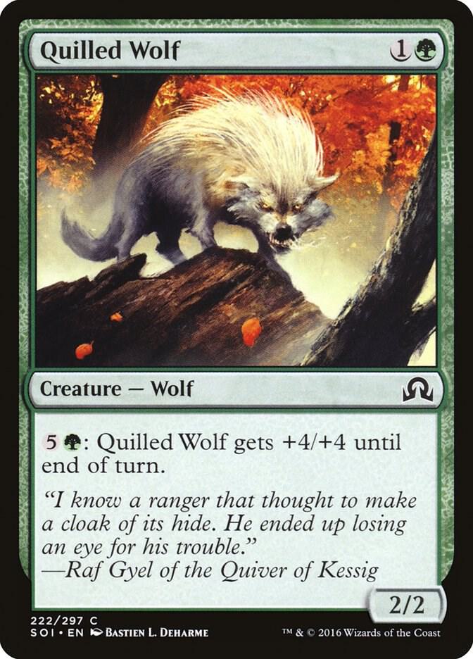 Quilled Wolf (222) [Shadows over Innistrad]