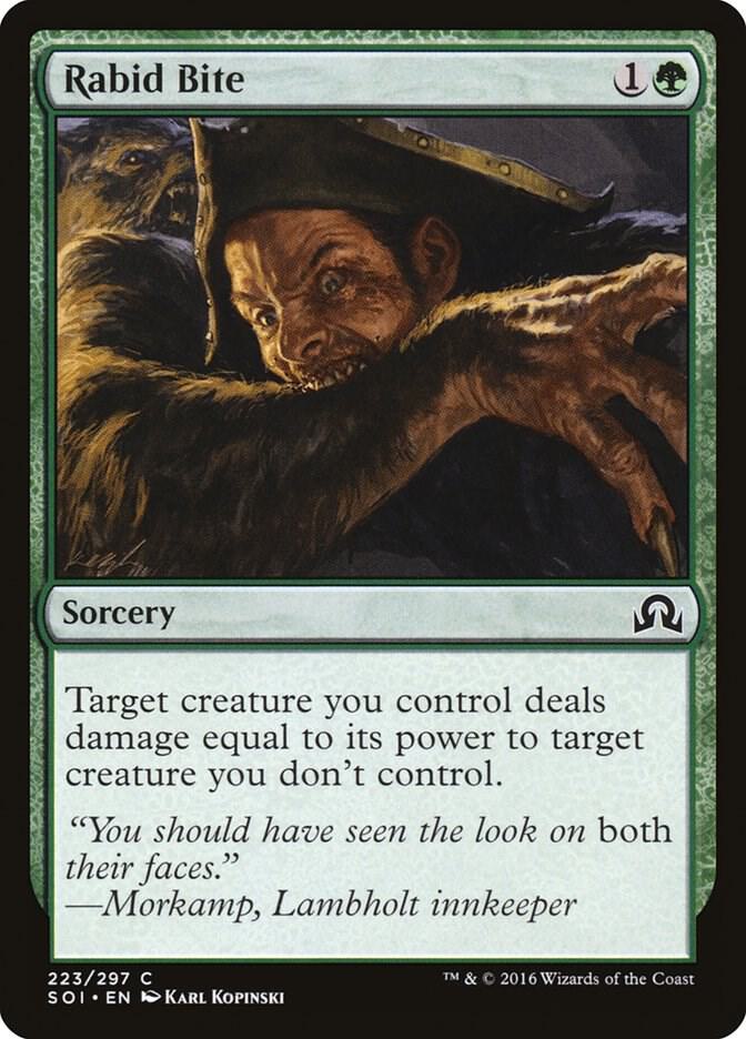 Rabid Bite (223) [Shadows over Innistrad]