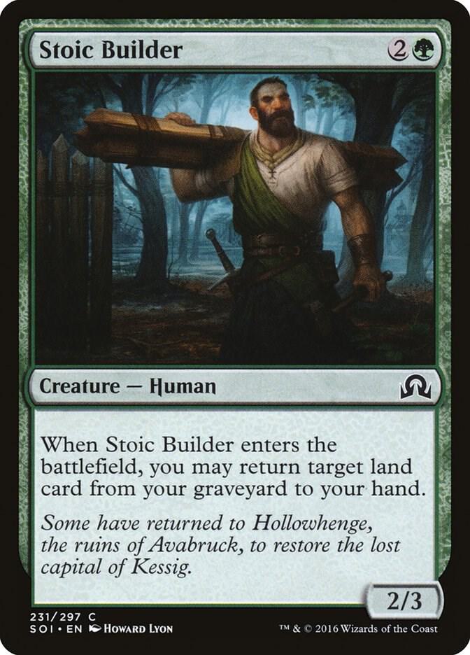 Stoic Builder (231) [Shadows over Innistrad]