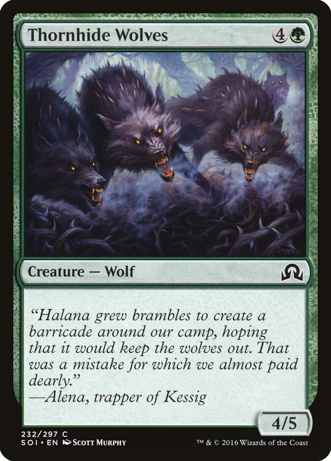 Thornhide Wolves (232) [Shadows over Innistrad]