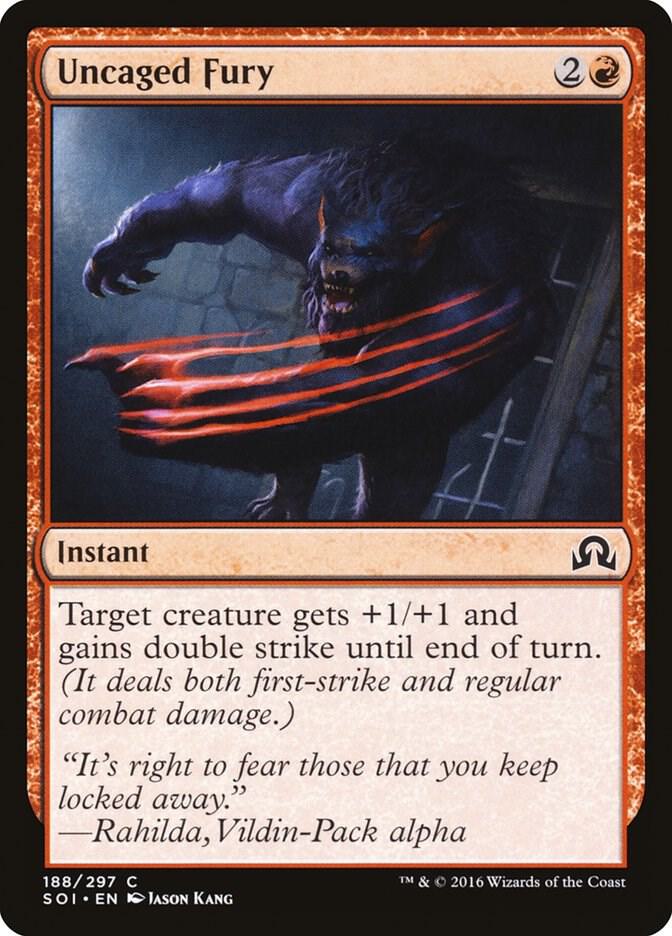 Uncaged Fury (188) [Shadows over Innistrad]