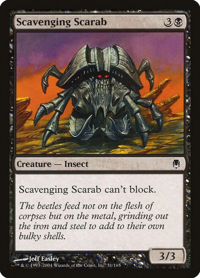 Scavenging Scarab (51) [Darksteel]