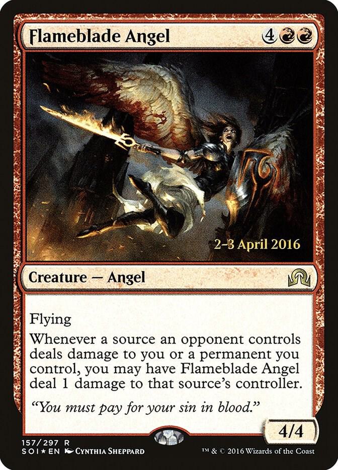 Flameblade Angel (157) [Prerelease Cards]