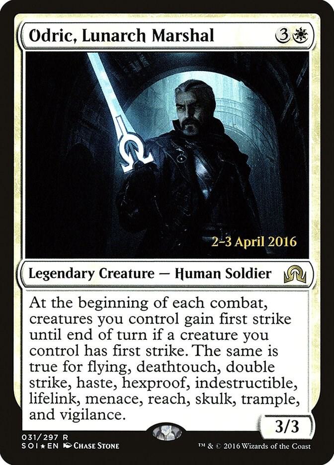 Odric, Lunarch Marshal (31) [Prerelease Cards]