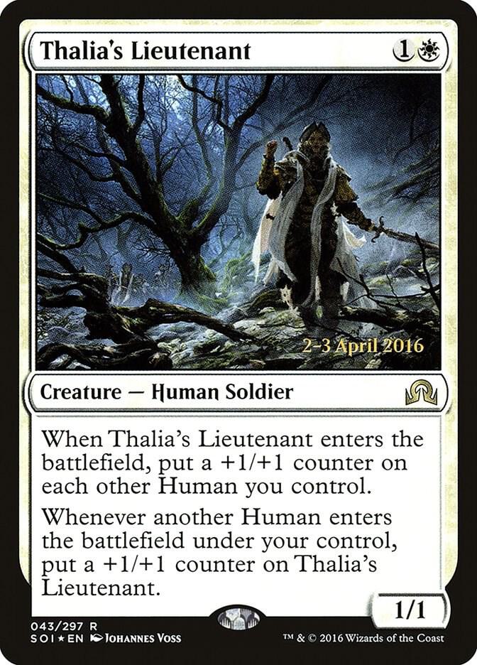 Thalia's Lieutenant (43) [Prerelease Cards]