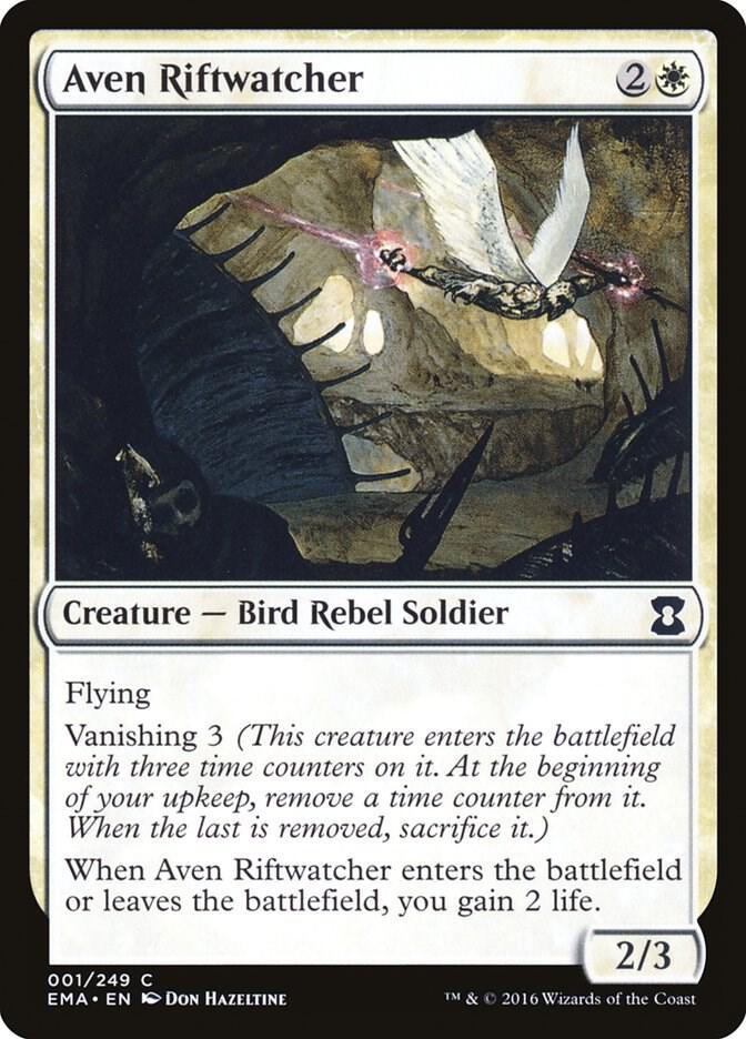 Aven Riftwatcher (1) [Eternal Masters]