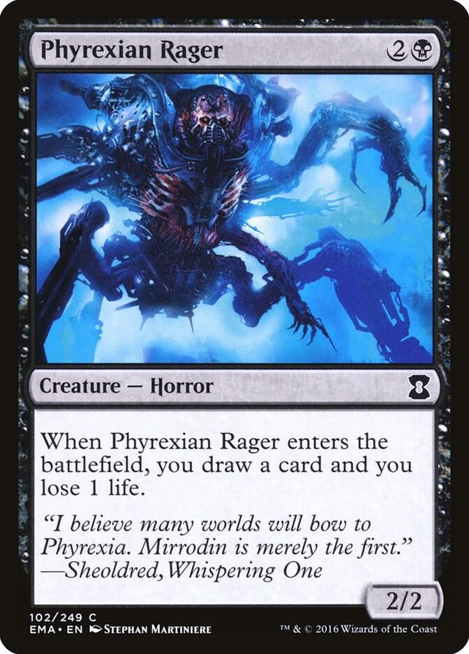 Phyrexian Rager (102) [Eternal Masters]