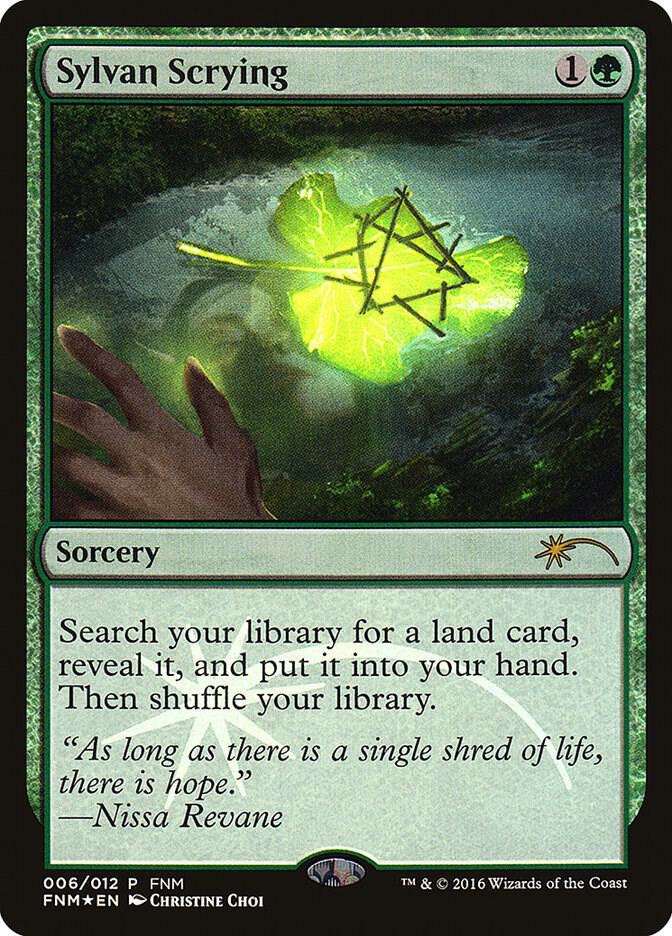 Sylvan Scrying (6) [FNM Promos]