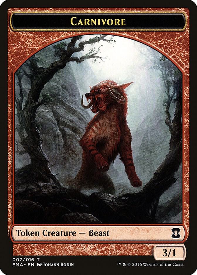 Carnivore Token (7) [Eternal Masters]